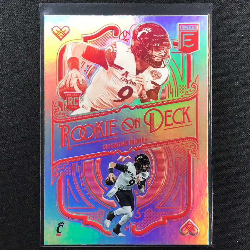 2022 Donruss Elite Desmond Ridder Rookie On Deck Base No 5