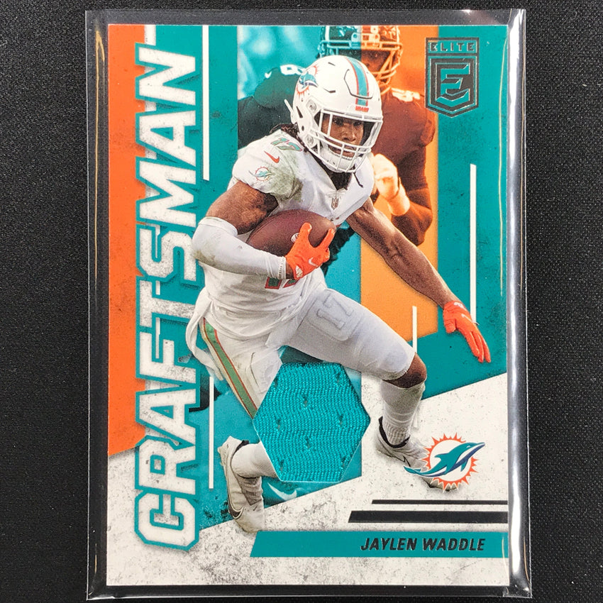 2022 Donruss Elite Jaylen Waddle Craftsman Jersey No 16