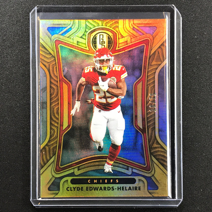 2022 Gold Standard Clyde Edwards-helaire Platinum 19/75