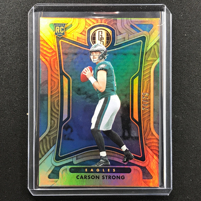 2022 Gold Standard Carson Strong Rookie Platinum 74/75