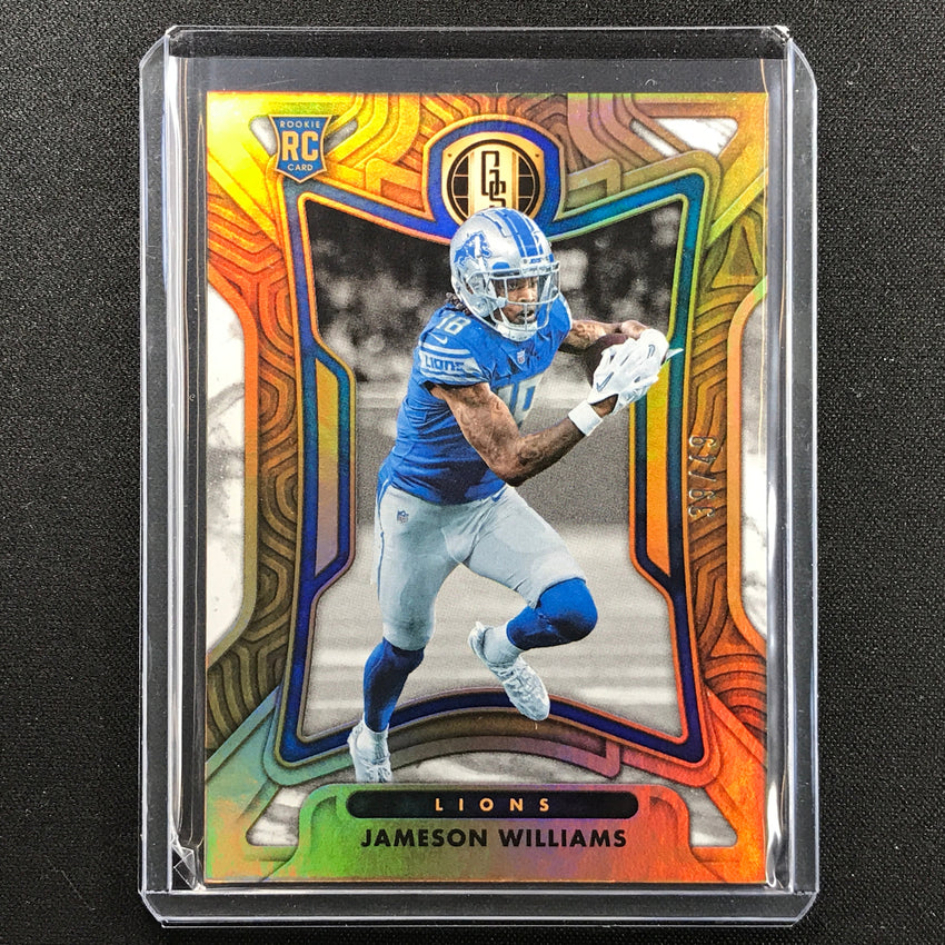 2022 Gold Standard Jameson Williams Rookie White Gold 39/49