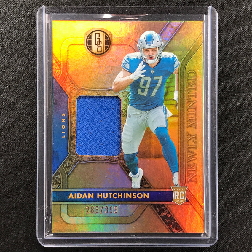 2022 Gold Standard Aidan Hutchinson Newly Minted Rookie Jersey 285/399