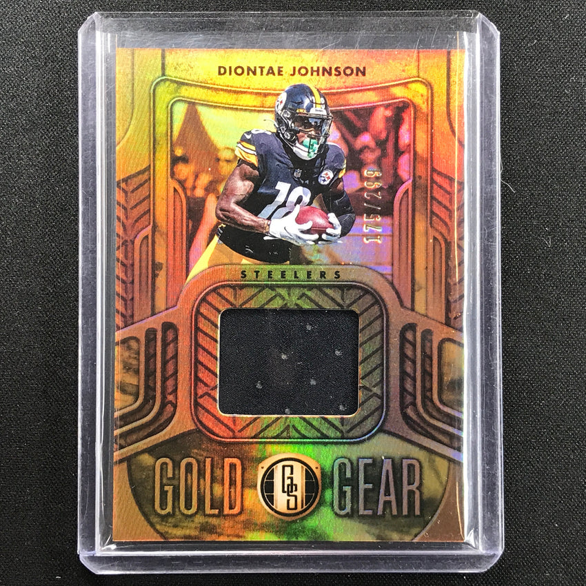 2022 Gold Standard Diontae Johnson Gold Gear Relics Jersey 175/299