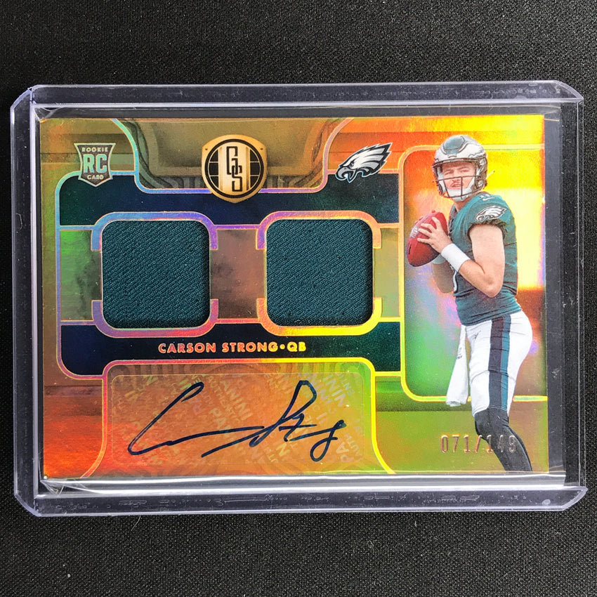 2022 Gold Standard Carson Strong Rookie Dual Jersey Auto Double 71/149