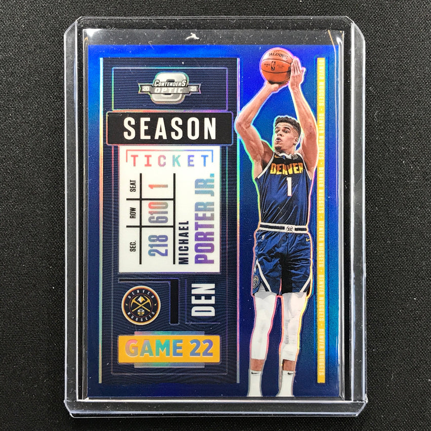 2020-21 Contenders Optic Michael Porter Jr. Season Ticket Blue 48/99
