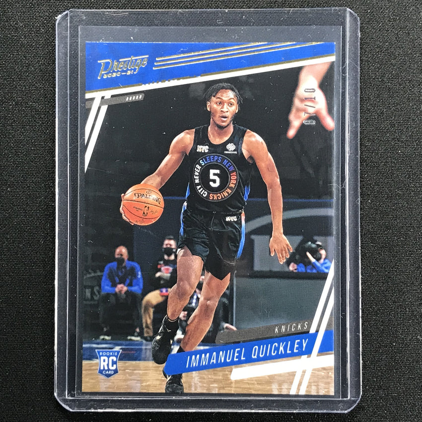 2020-21 Chronicles Immanuel Quicley Prestige Rookie Gold 7/10