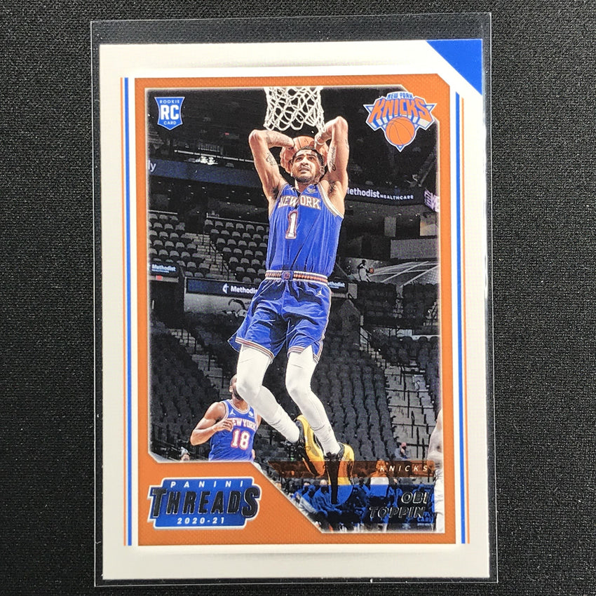 2020-21 Chronicles OBI TOPPIN Threads Rookie Base #80