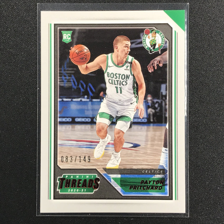 2020-21 Chronicles Payton Pritchard Threads Rookie Red 83/149