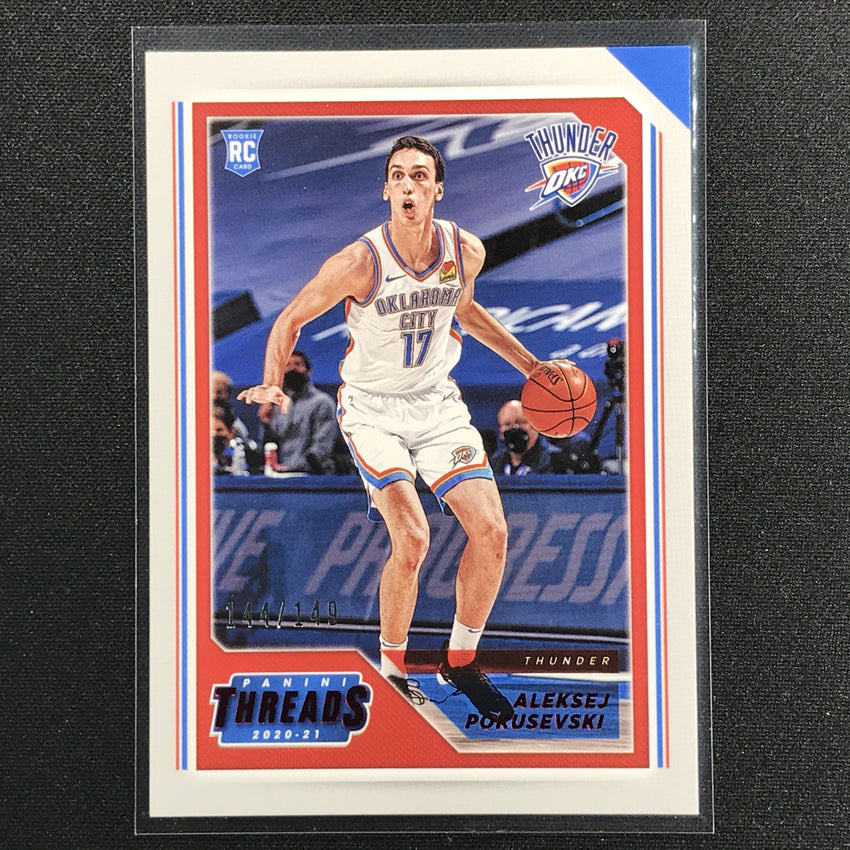 2020-21 Chronicles Aleksej Pokusevski Threads Rookie Red 144/149