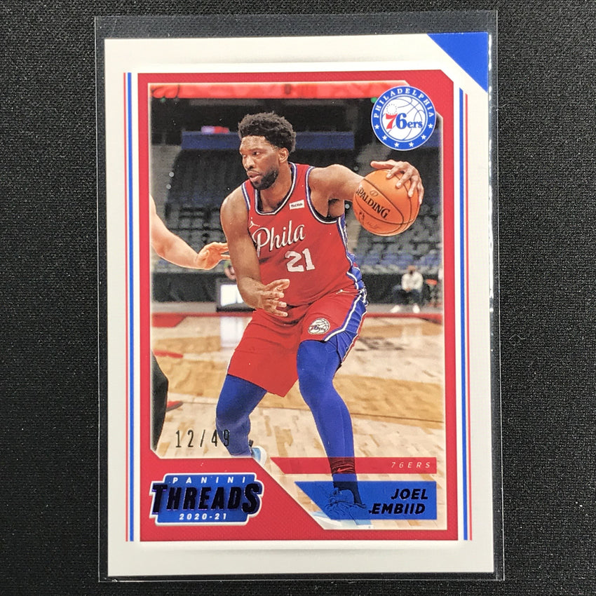 2020-21 Chronicles Joel Embiid Threads Purple 12/49