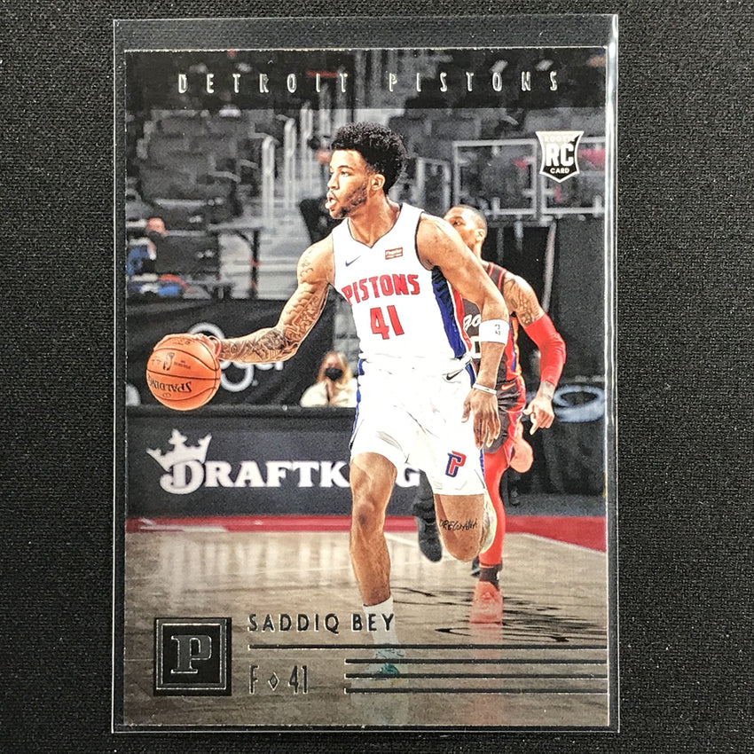 2020-21 Chronicles SADDIQ BEY Panini Base Rookie #124