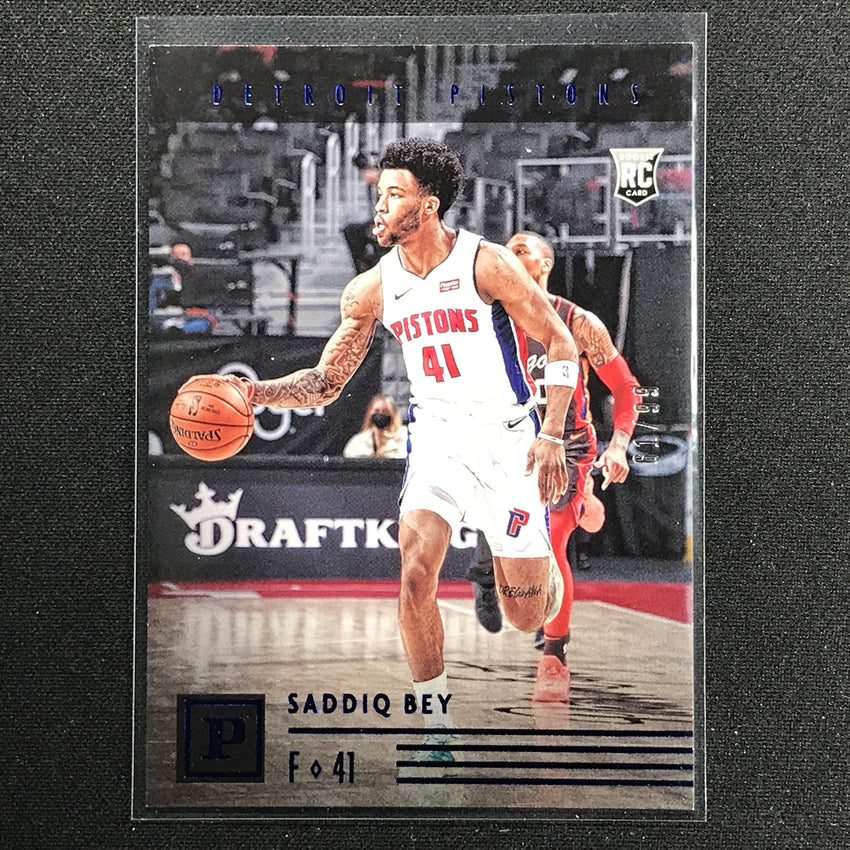 2020-21 Chronicles Saddiq Bey Panini Base Rookie Blue 61/99