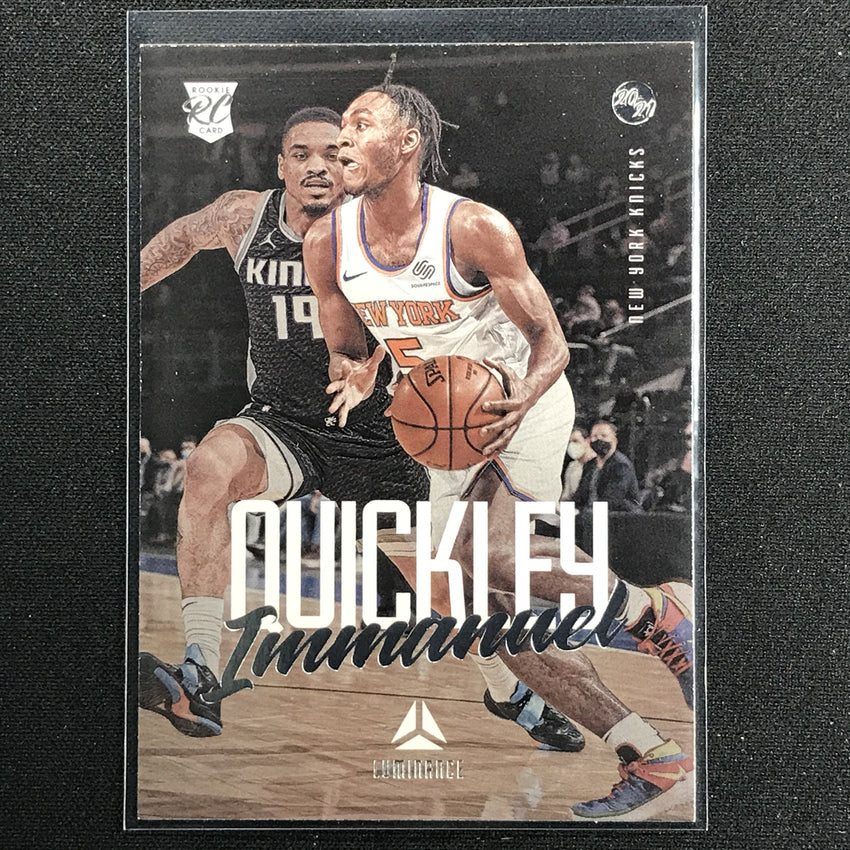 2020-21 Chronicles IMMANUEL QUICKLEY Luminance Rookie Base #140