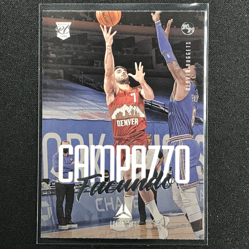 2020-21 Chronicles FACUNDO CAMPAZZO Luminance Rookie Base #141