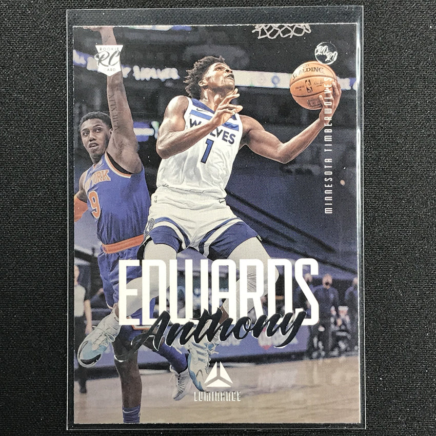 2020-21 Chronicles ANTHONY EDWARDS Luminance Rookie Base #143