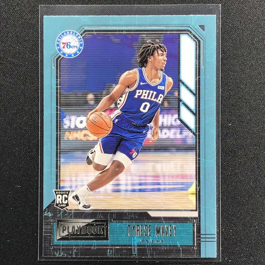 2020-21 Chronicles TYRESE MAXEY Playbook Rookie Base #168