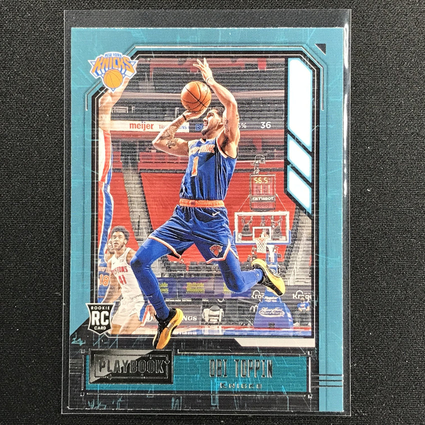 2020-21 Chronicles OBI TOPPIN Playbook Rookie Base #177