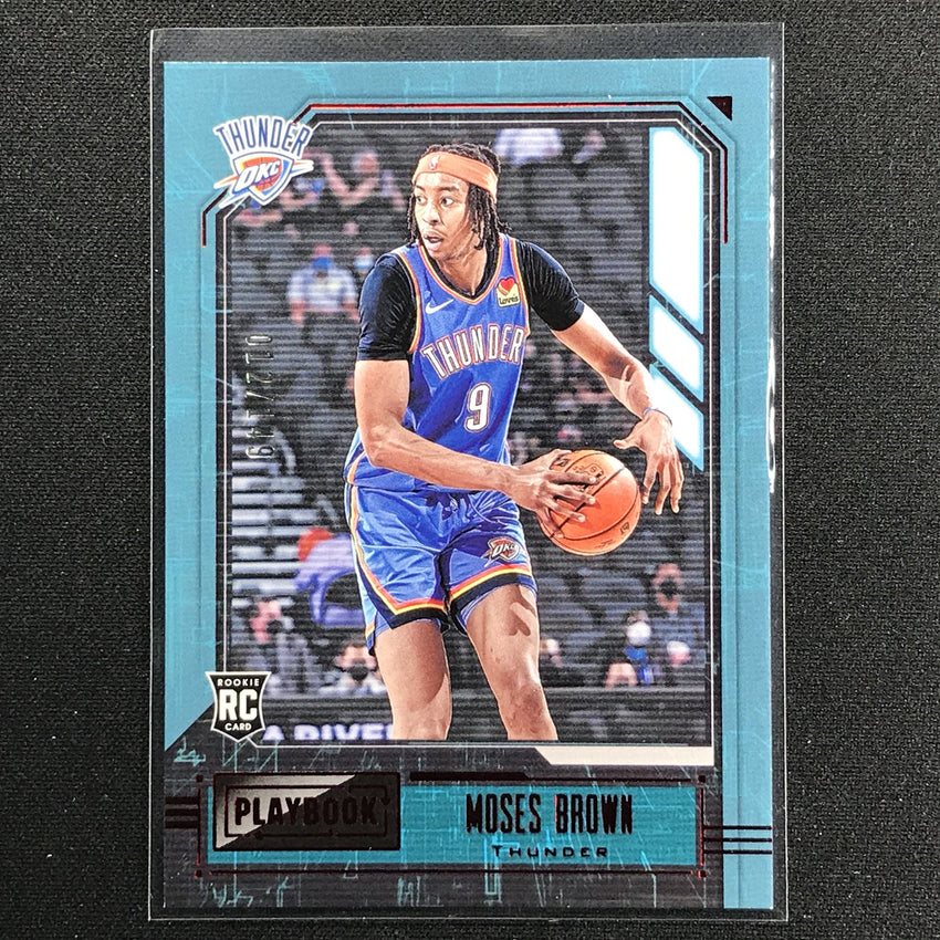 2020-21 Chronicles Moses Brown Playbook Rookie Red 12/149
