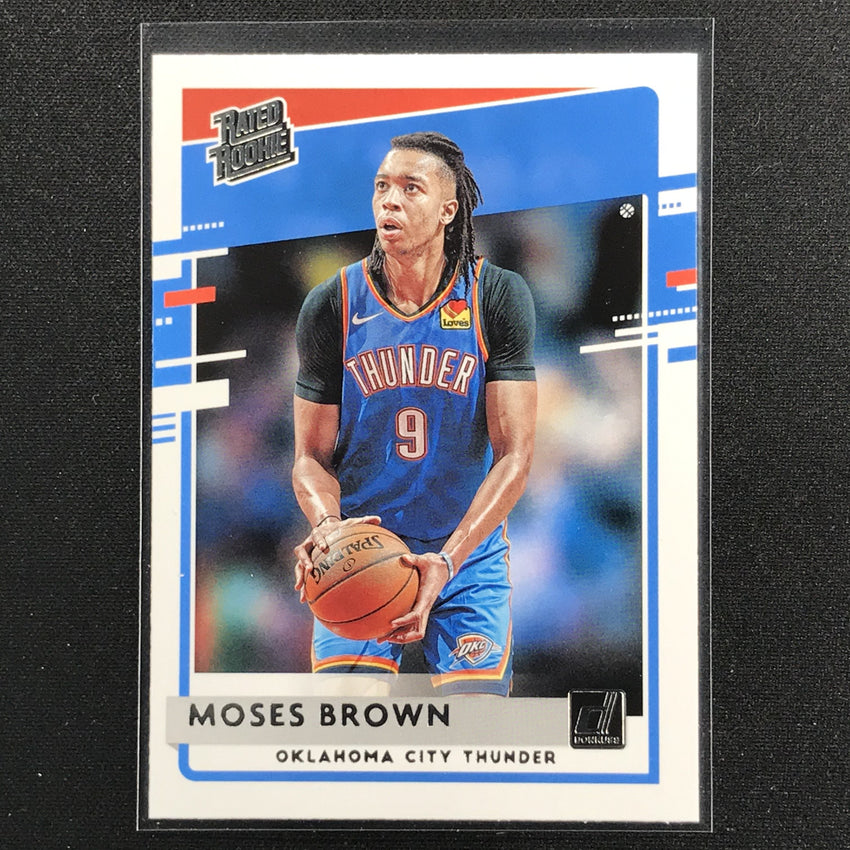 2020-21 Chronicles MOSES BROWN Donruss Rated Rookie Update Base #198