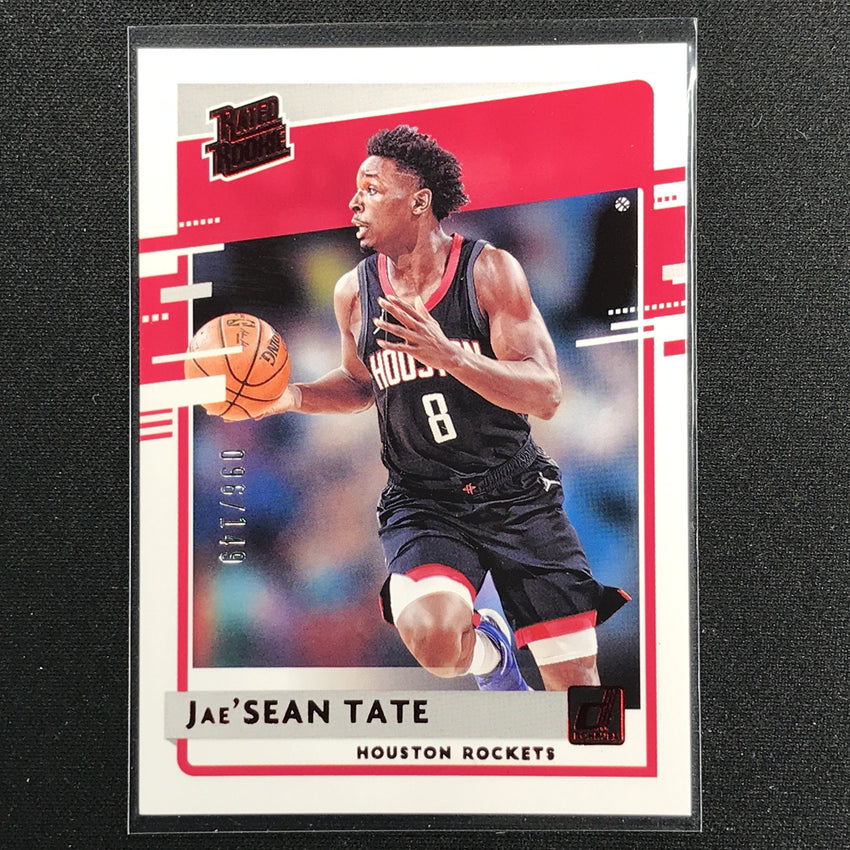 2020-21 Chronicles Jaesean Tate Donruss Rated Rookie Update Red 96/149