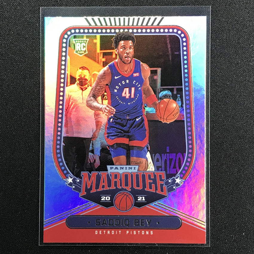 2020-21 Chronicles SADDIQ BEY Marquee Rookie Base #248