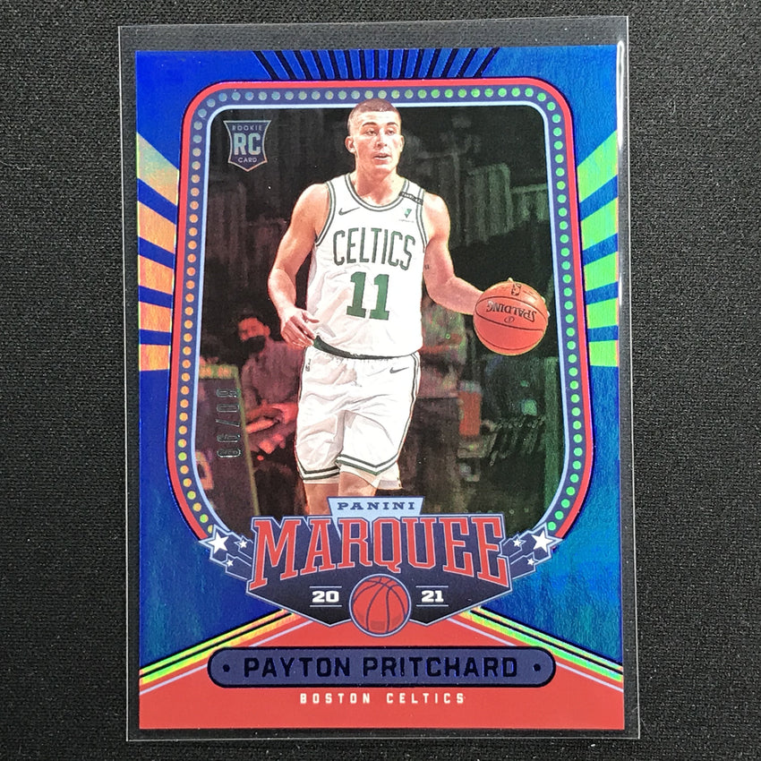 2020-21 Chronicles Payton Pritchard Marquee Rookie Blue 80/99
