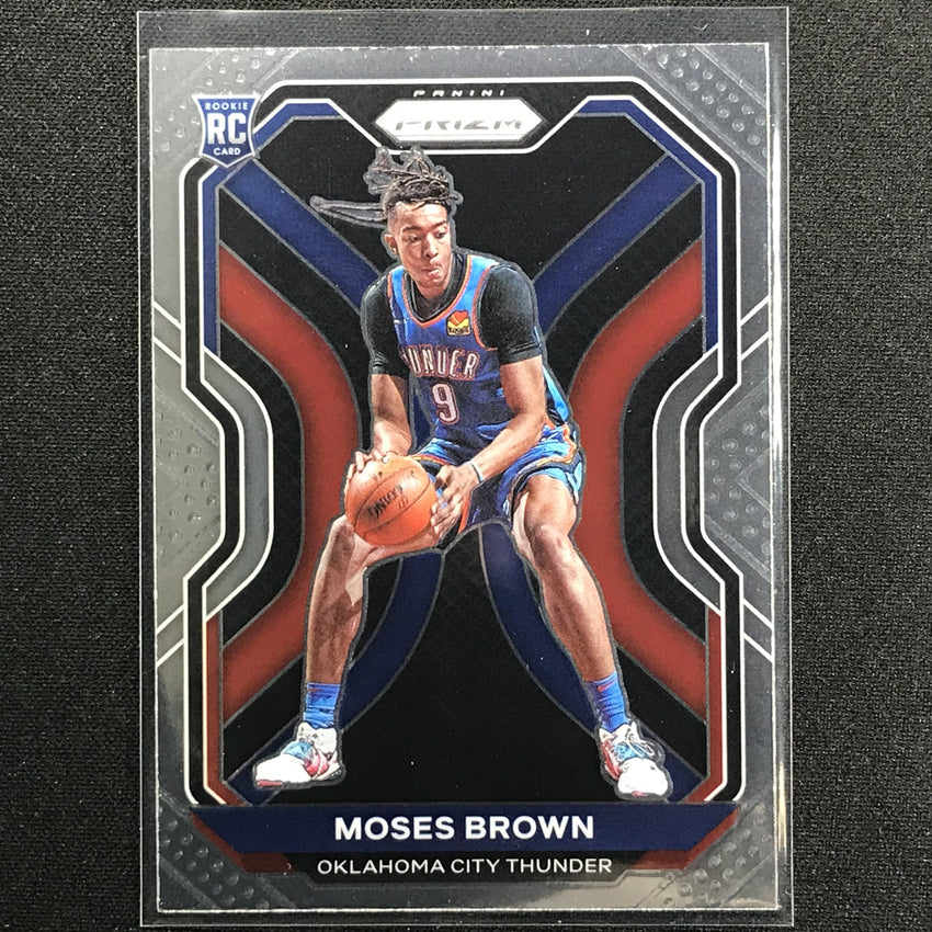 2020-21 Chronicles MOSES BROWN Prizm Update Rookie Base #510