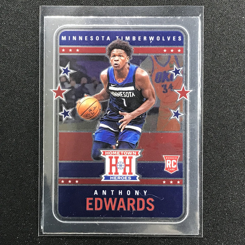 2020-21 Chronicles ANTHONY EDWARDS Hometown Heroes Optic Rookie Base #546