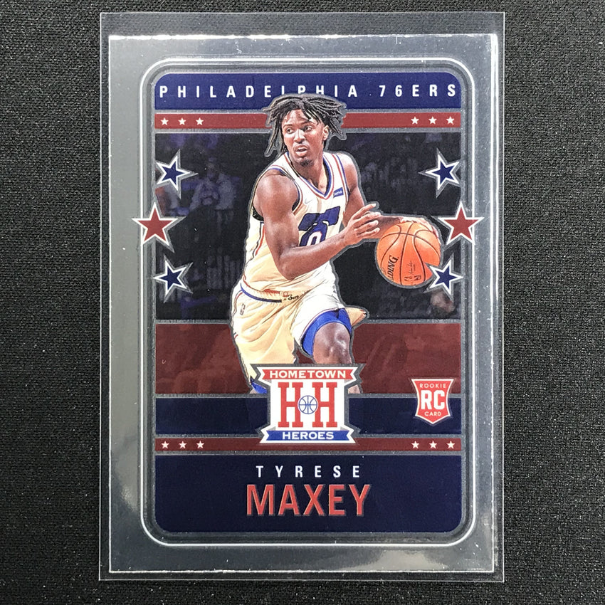2020-21 Chronicles TYRESE MAXEY Hometown Heroes Optic Rookie Base #547