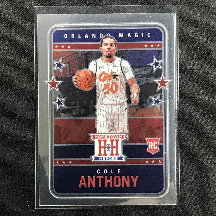 2020-21 Chronicles COLE ANTHONY Hometown Heroes Optic Rookie Base #548