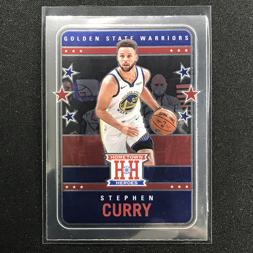 2020-21 Chronicles STEPHEN CURRY Hometown Heroes Optic Base #555