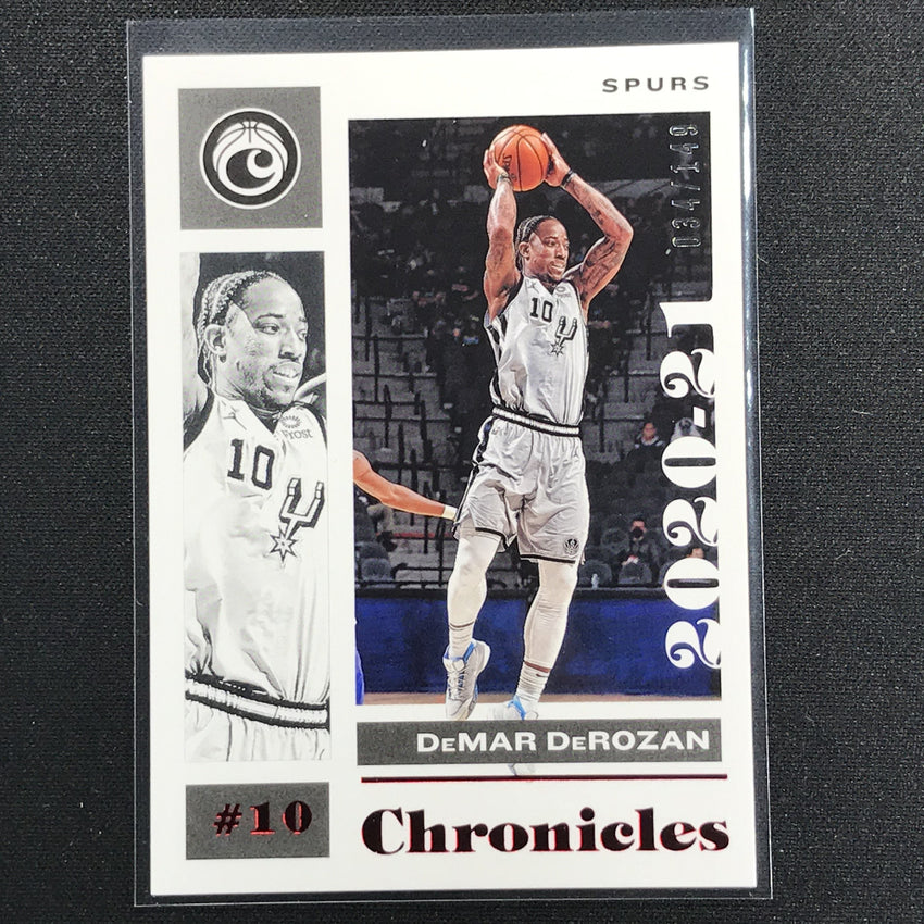 2020-21 Chronicles Demar Derozan Chronicles Base Red 34/149