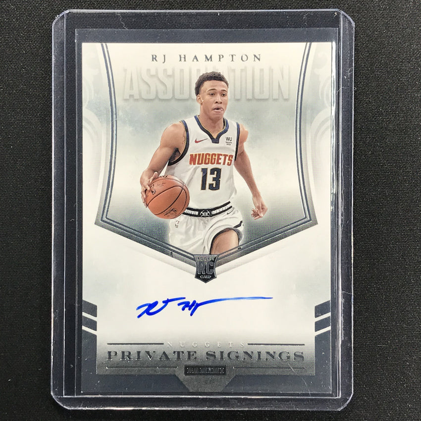 2020-21 Chronicles Rj Hampton Rookie Private Signings Association Auto No Rjh