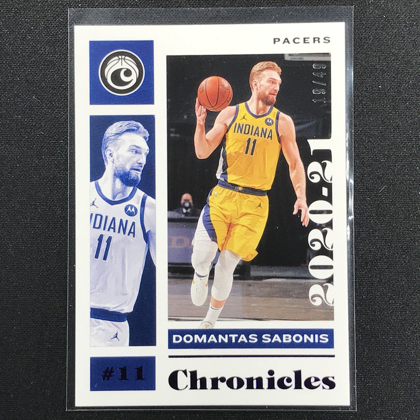 2020-21 Chronicles Domantas Sabonis Chronicles Base Purple 19/49