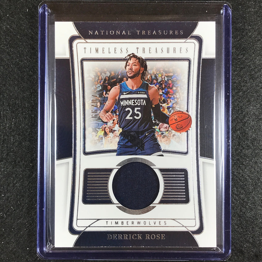 2022-23 National Treasures Derrick Rose Timeless Treasures Jersey Relic 70/99