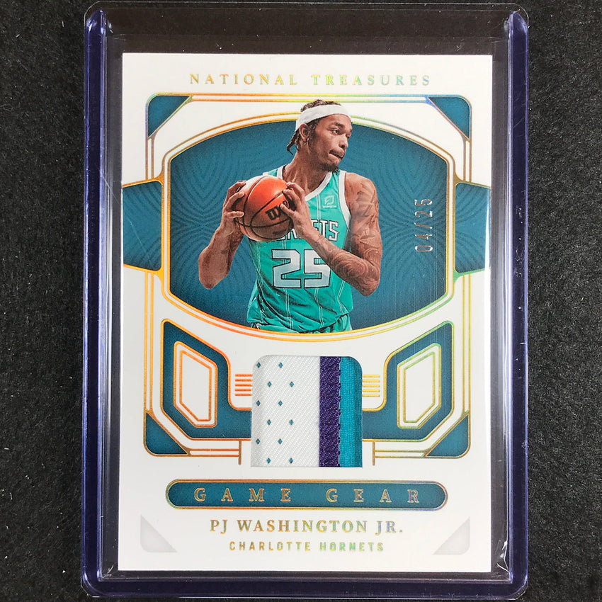 2022-23 National Treasures Pj Washington Jr. Game Gear Patch Relic 4/25