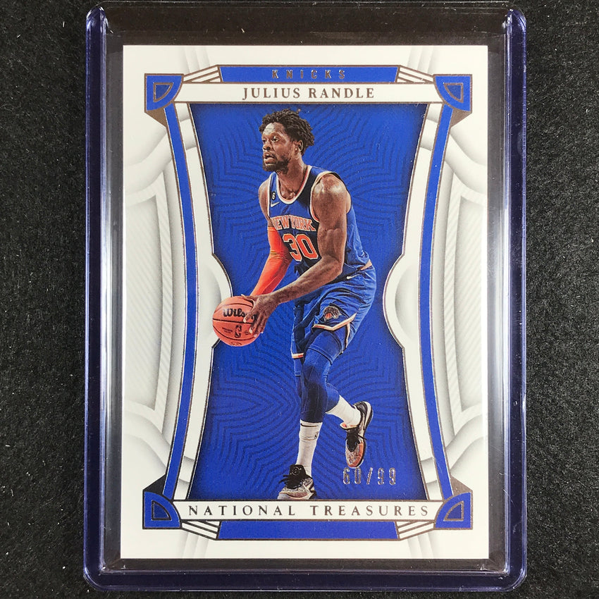 2022-23 National Treasures Julius Randle Base Silver 60/99