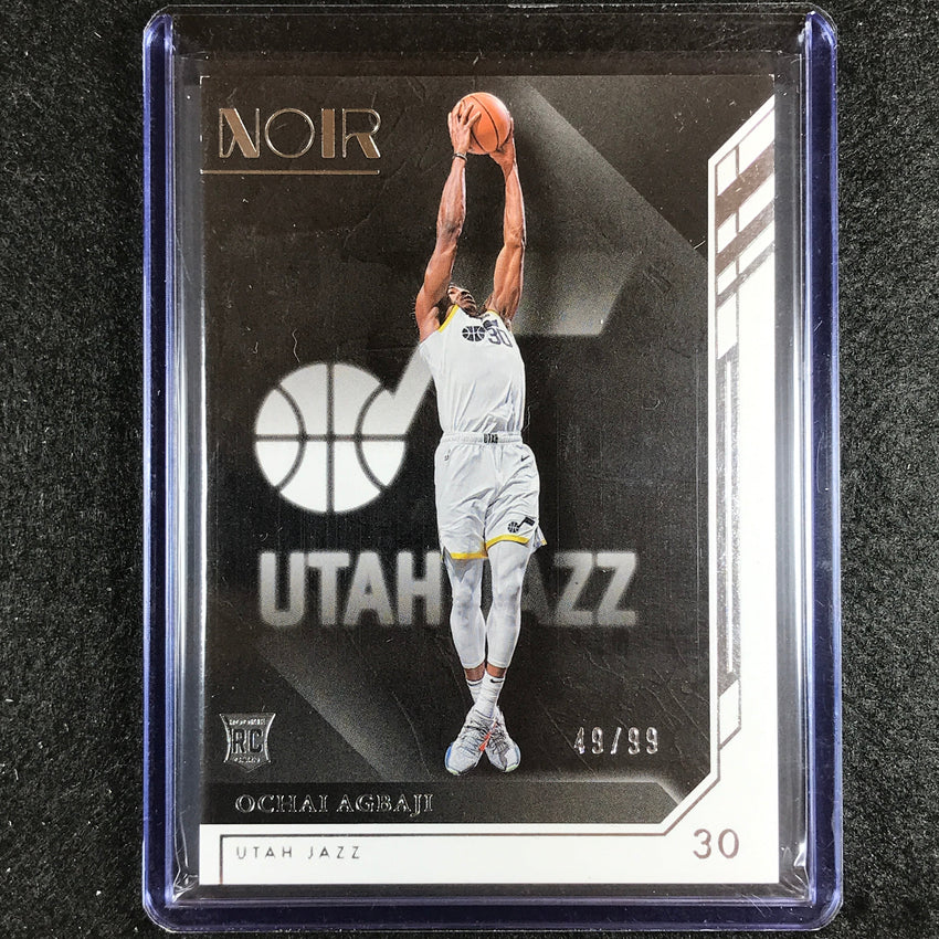 2022-23 Noir Ochai Agbaji Rookie Base Association Edition 49/99