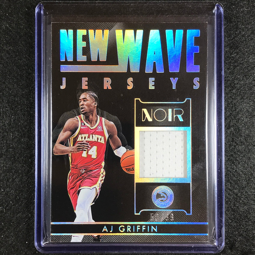 2022-23 Noir Aj Griffin New Wave Jersey Relic 50/99