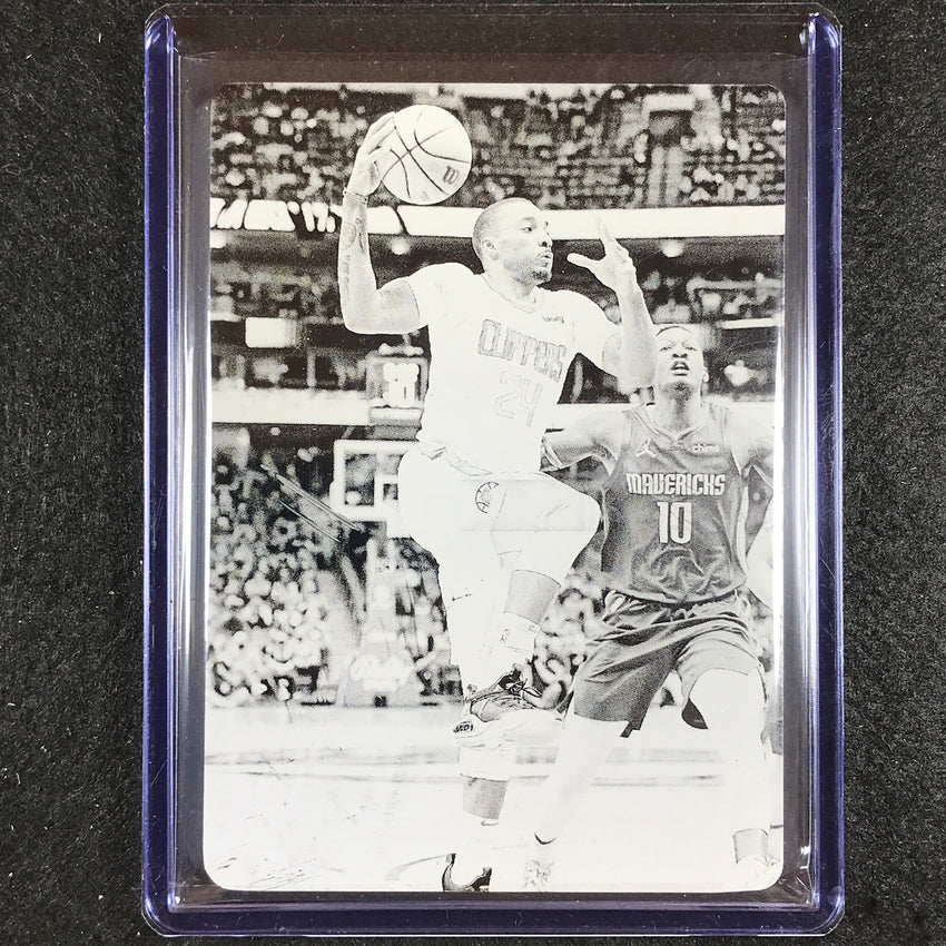2022-23 National Treasures Norman Powell Photogenic Printing Plate Black 1/1