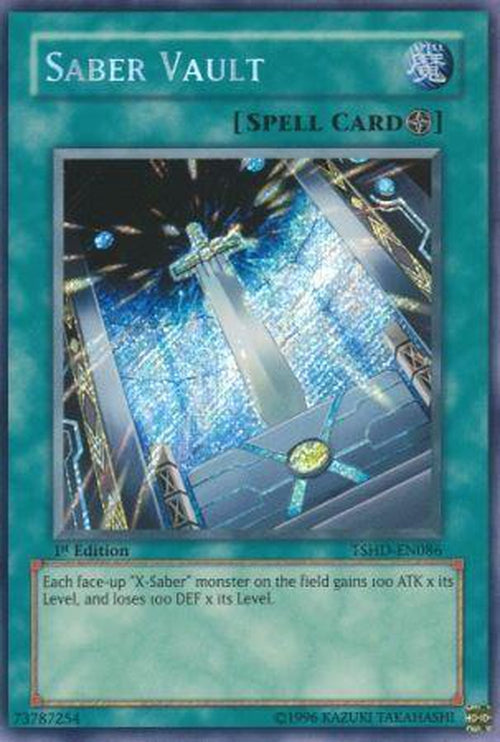 Saber Vault - TSHD-EN086 - Secret Rare 1st Edition-Cherry Collectables