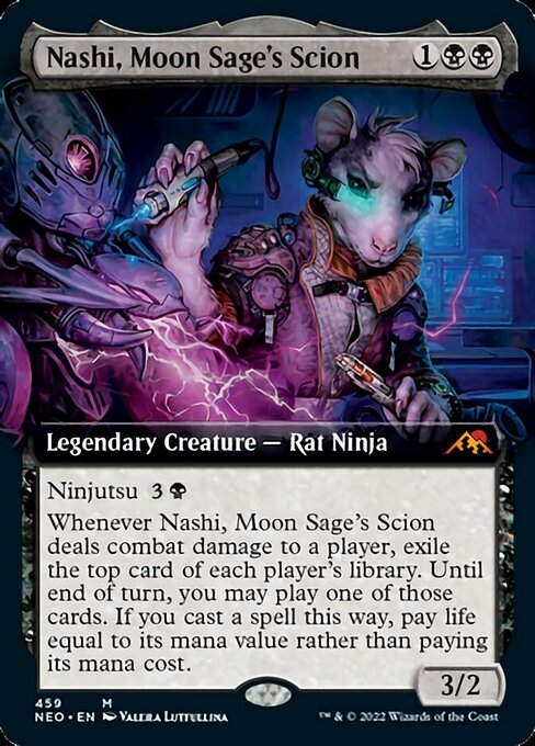 EXTENDEDNashi, Moon Sage's Scion 459 -  Kamigawa Neon Dynasty