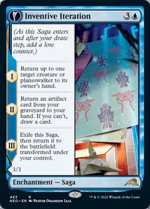 EXTENDEDInventive Iteration // Living Breakthrough 443 -  Kamigawa Neon Dynasty