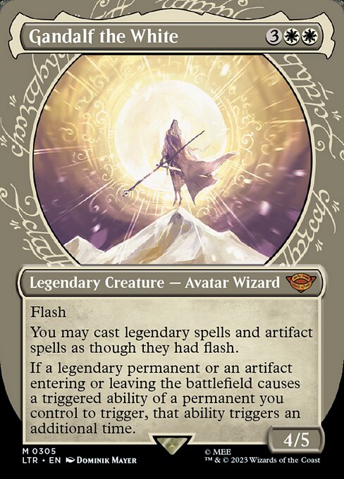 SHOWCASE Gandalf the White #305  - Mythic Lord of the Rings: Tales of Middle-Earth