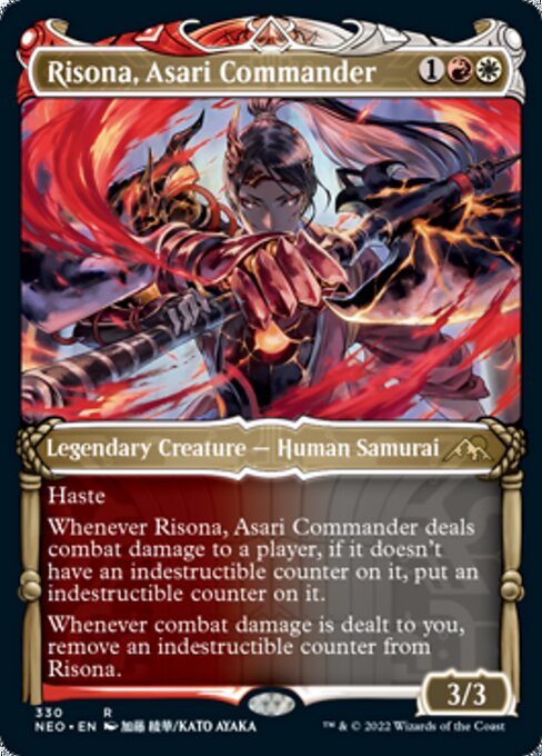 SHOWCASERisona, Asari Commander 330 -  Kamigawa Neon Dynasty