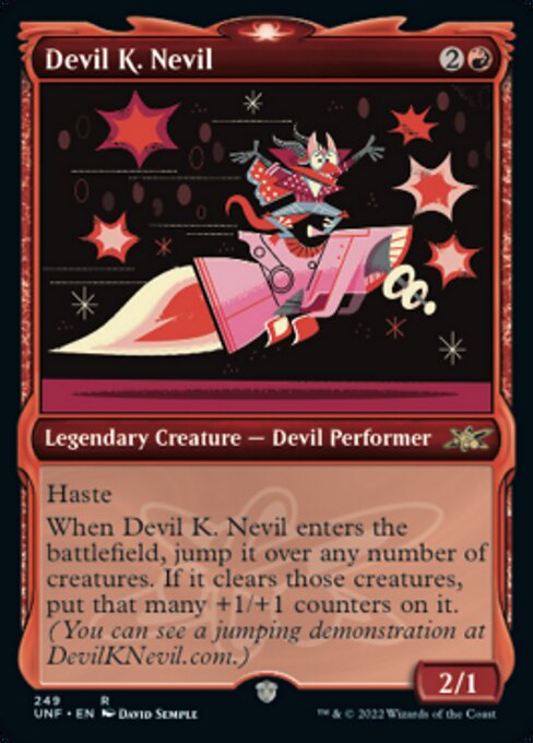 FOIL SHOWCASE Devil K. Nevil #249 - Rare Unfinity