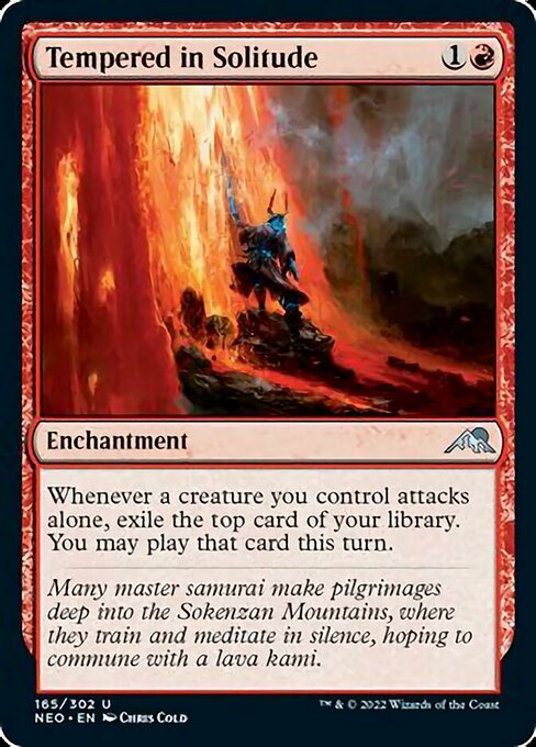 Tempered in Solitude 165/302 -  Kamigawa Neon Dynasty UNCLE