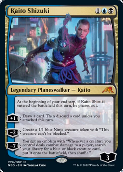 Kaito Shizuki 226/302 -  Kamigawa Neon Dynasty MYTH