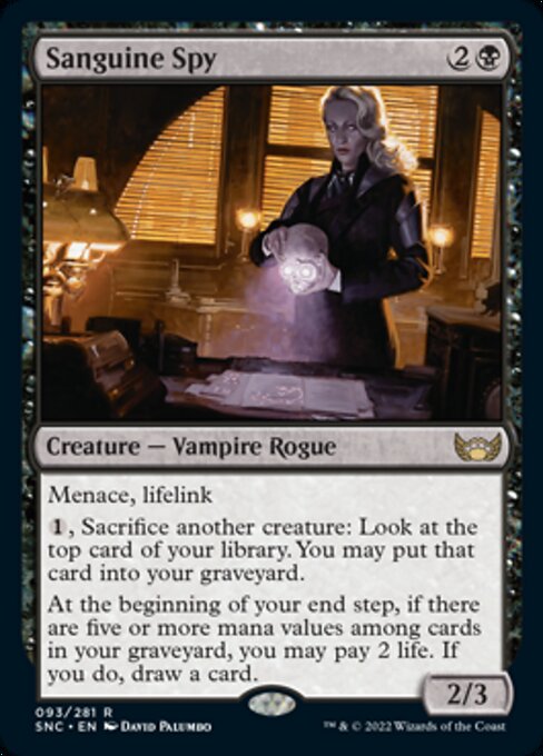Sanguine Spy 93/281 - Rare Streets of New Capenna