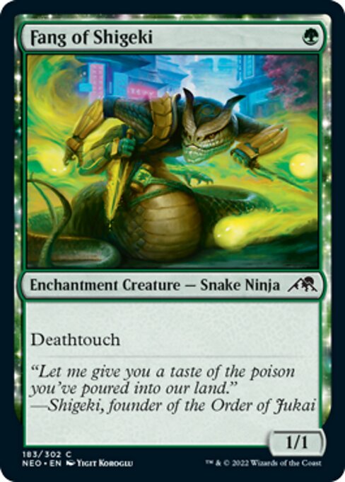 Fang of Shigeki 183/302 -  Kamigawa Neon Dynasty CONNN